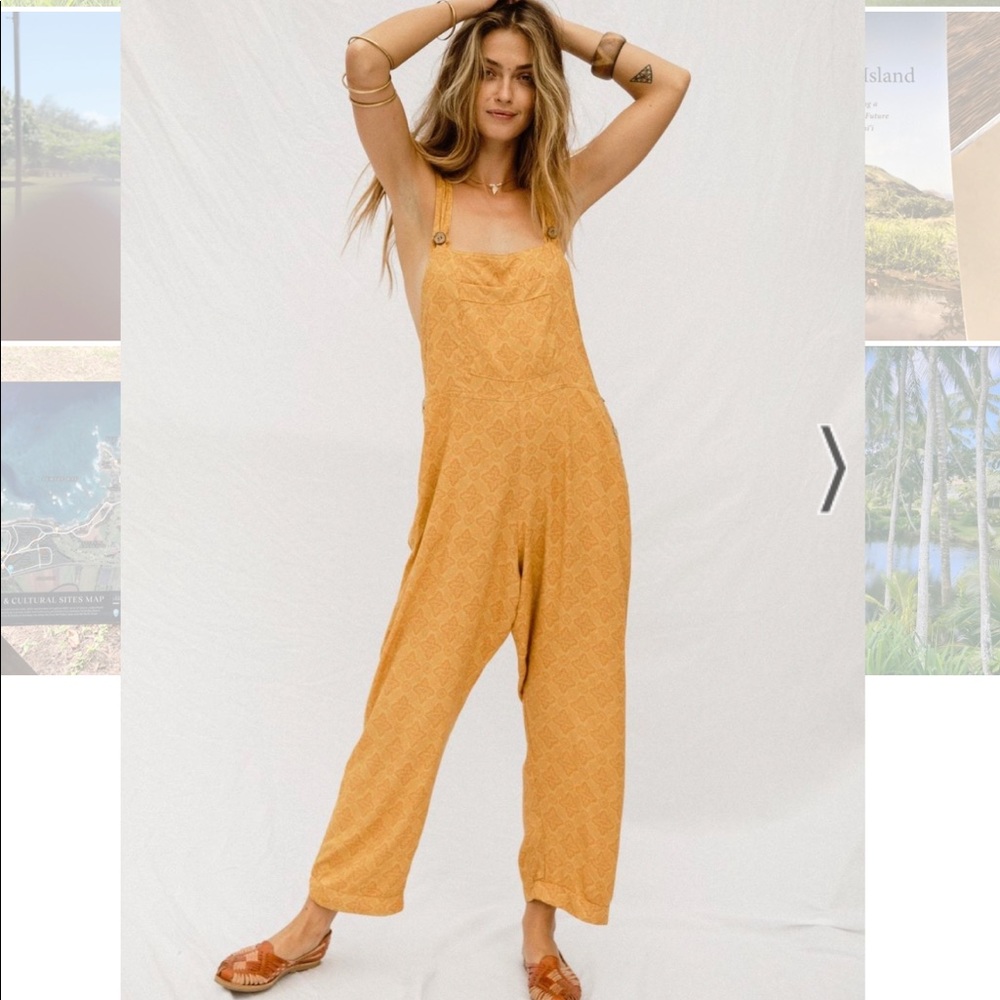 ISO Jens pirate booty Napoli overalls - yellow size S